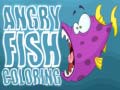 Гульня Angry Fish Coloring 