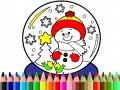 Гульня Back To School: Christmas Coloring Book
