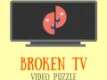 Гульня Broken TV Video Puzzle