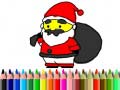 Гульня Back To School: Santa Claus Coloring