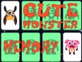 Гульня Cute Monster Memory