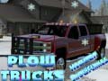 Гульня Hidden Snowflakes Plow Trucks