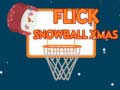 Гульня Flick Snowball Xmas