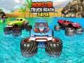 Гульня Monster Truck Beach Surfing