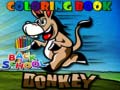 Гульня Back To School Coloring Book Donkey