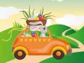 Гульня Bunnies Driving Cars Match 3