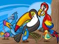 Гульня Exotic Birds Coloring