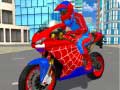 Гульня Hero Stunt Spider Bike Simulator 3d 2