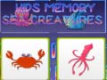 Гульня Kids Memory Sea Creatures