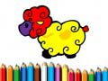 Гульня Baby Sheep Coloring