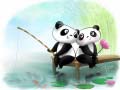 Гульня Pandas Slide
