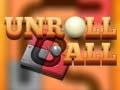 Гульня Unroll Ball