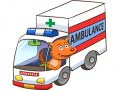 Гульня Cartoon Ambulance Puzzle