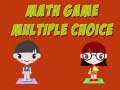 Гульня Math Game Multiple Choice