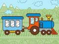 Гульня Trains For Kids Coloring