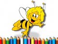 Гульня Back To School: Bee Coloring Book