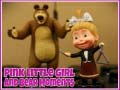 Гульня Pink Little Girl and Bear Moments