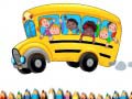 Гульня School Bus Coloring Book