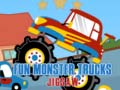 Гульня Fun Monster Trucks Jigsaw