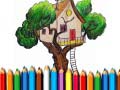 Гульня Tree House Coloring Book