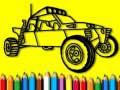 Гульня Back To School: Rally Car Coloring Book