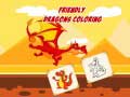 Гульня Friendly Dragons Coloring