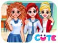 Гульня BFF Princess Back To School