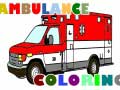 Гульня Ambulance Trucks Coloring Pages
