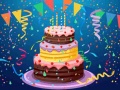 Гульня Birthday Cake Puzzle