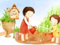 Гульня Cartoon Childrens Day Puzzle