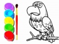 Гульня Eagle Coloring Book