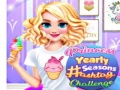 Гульня Princess Yearly Seasons Hashtag Challenge