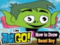 Гульня How to Draw Beast Boy
