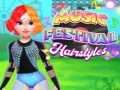 Гульня Music Festival Hairstyles