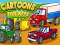 Гульня Cartoons Five Diffs