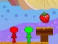 Гульня Stickman Bros In Fruit Island 2