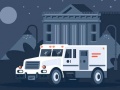 Гульня Night Time Cars Jigsaw