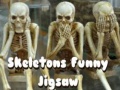 Гульня Skeletons Funny Jigsaw