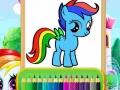 Гульня Wonder Pony Coloring
