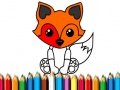 Гульня Fox Coloring Book