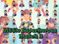 Гульня Little Superheroes Match 3