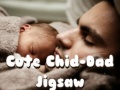 Гульня Cute Child-Dad Jigsaw