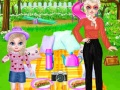 Гульня Princess Family Picnic Day