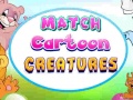 Гульня Match Cartoon Creatures