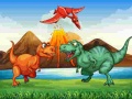 Гульня Colorful Dinosaurs Match 3