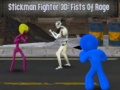 Гульня Stickman Fighter 3D: Fists Of Rage