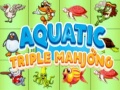 Гульня Aquatic triple mahjong