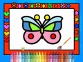 Гульня Color and Decorate Butterflies
