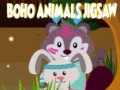 Гульня Boho Animals Jigsaw