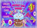 Гульня Birthday Card Maker